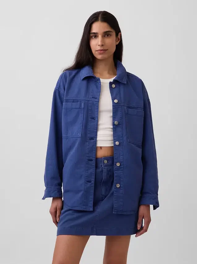 Kurtka koszulowa oversize