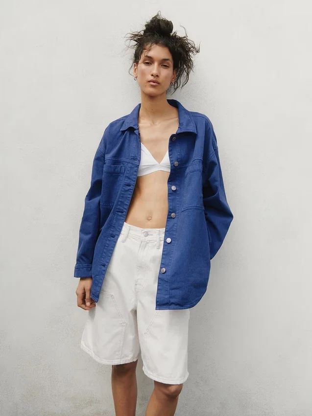 Kurtka koszulowa oversize