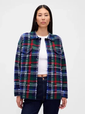 Kurtka koszulowa oversize z materiału CashSoft