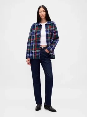 Kurtka koszulowa oversize z materiału CashSoft
