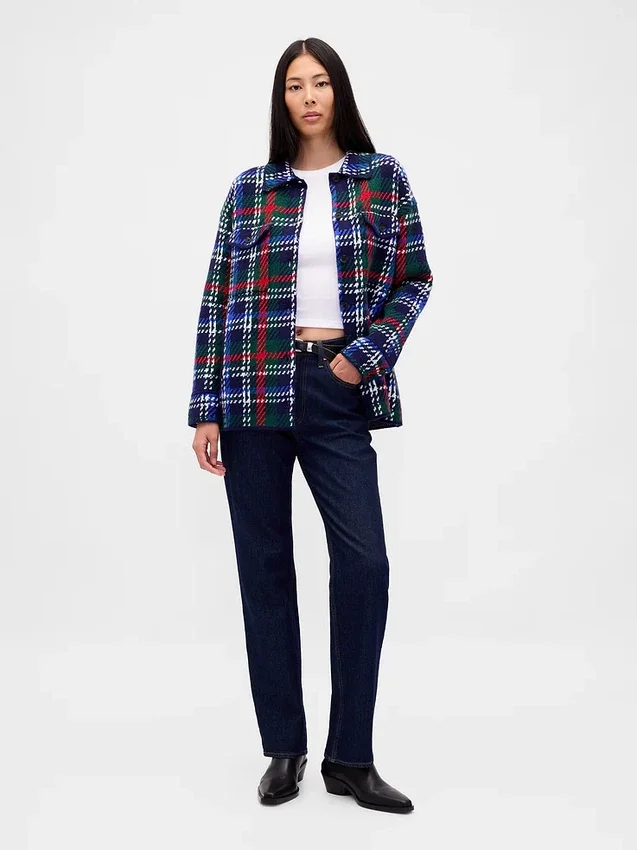 Kurtka koszulowa oversize z materiału CashSoft