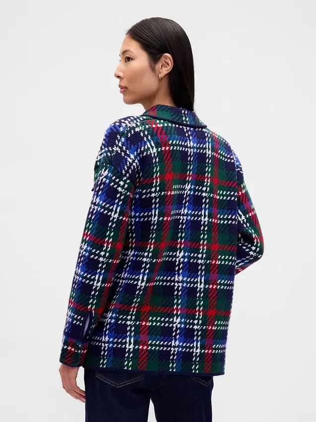 Kurtka koszulowa oversize z materiału CashSoft