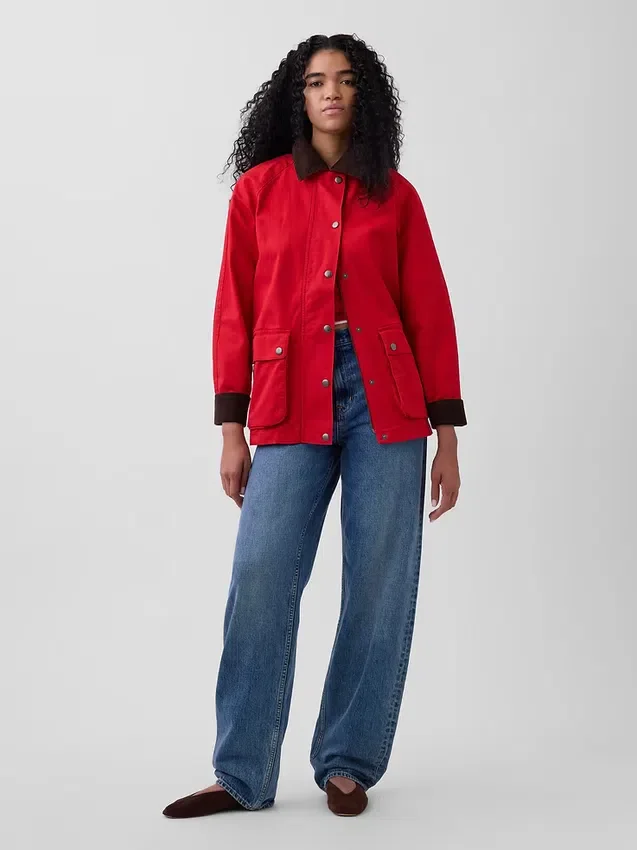 Kurtka robocza w stylu oversize