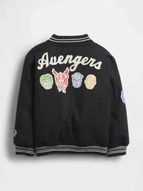 Kurtka typu varsity dla niemowląt i maluchów z motywem Marvel Avengers