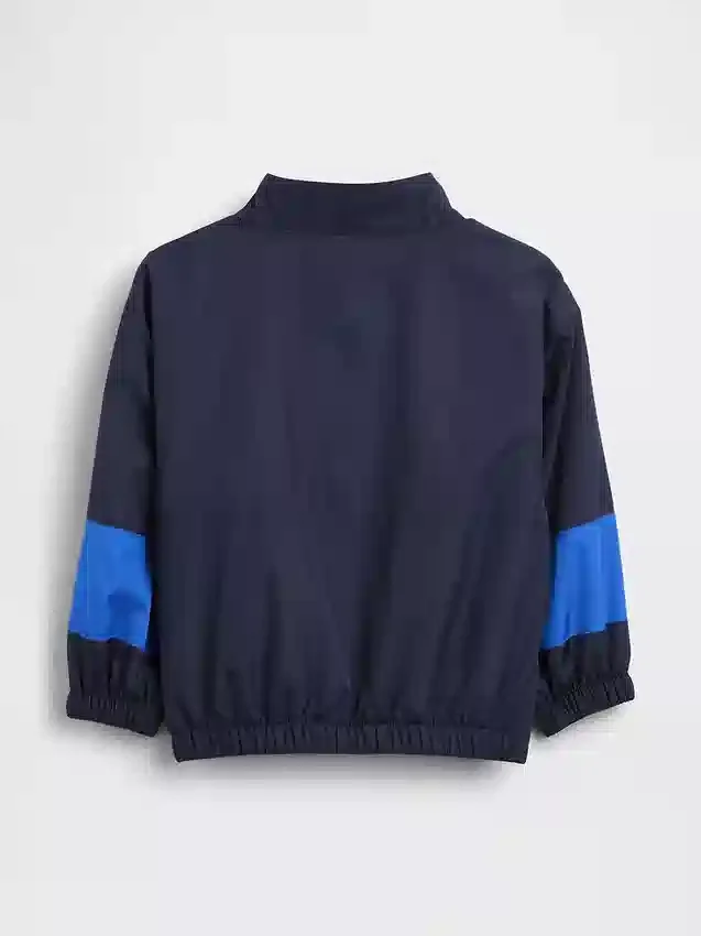 Kurtka wiatrówka z recyklingu w stylu colorblock dla Niemowląt i Maluchów