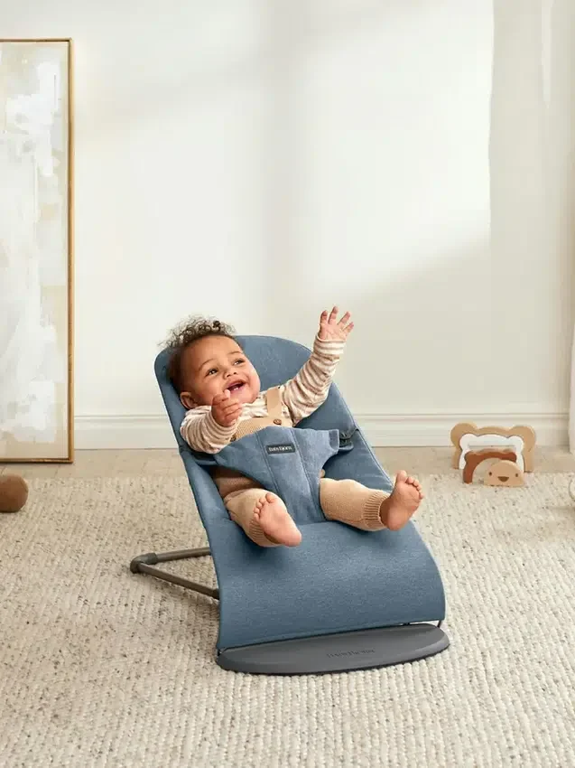 Leżaczek Babybjorn Woven Melange Bliss