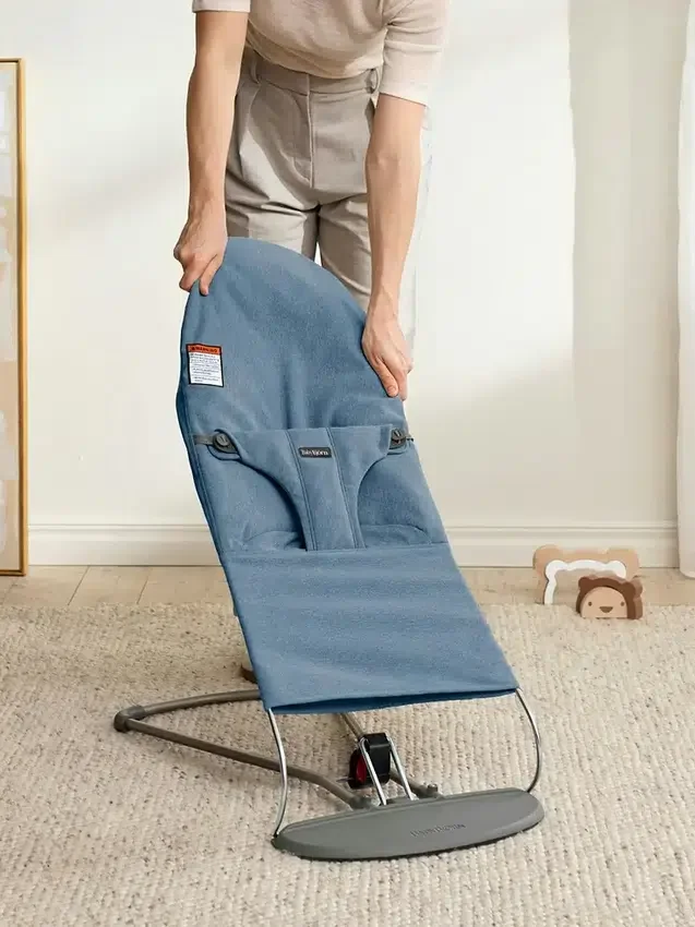 Leżaczek Babybjorn Woven Melange Bliss