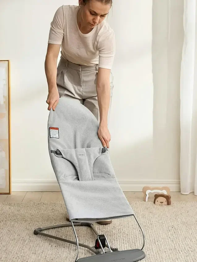 Leżaczek Babybjörn Woven Melange Bliss