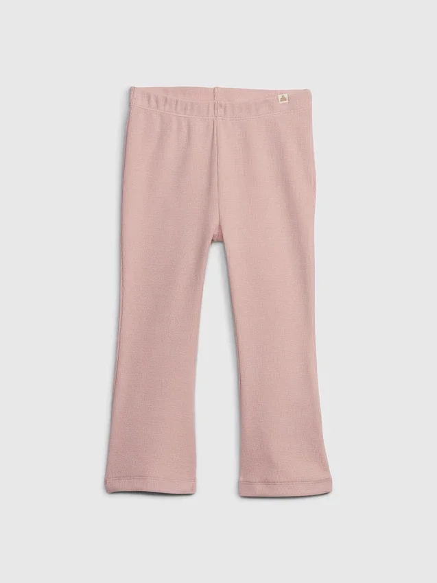 Legginsy babyGap Mix and Match z rozszerzanymi nogawkami i prążkowanym wykończeniem