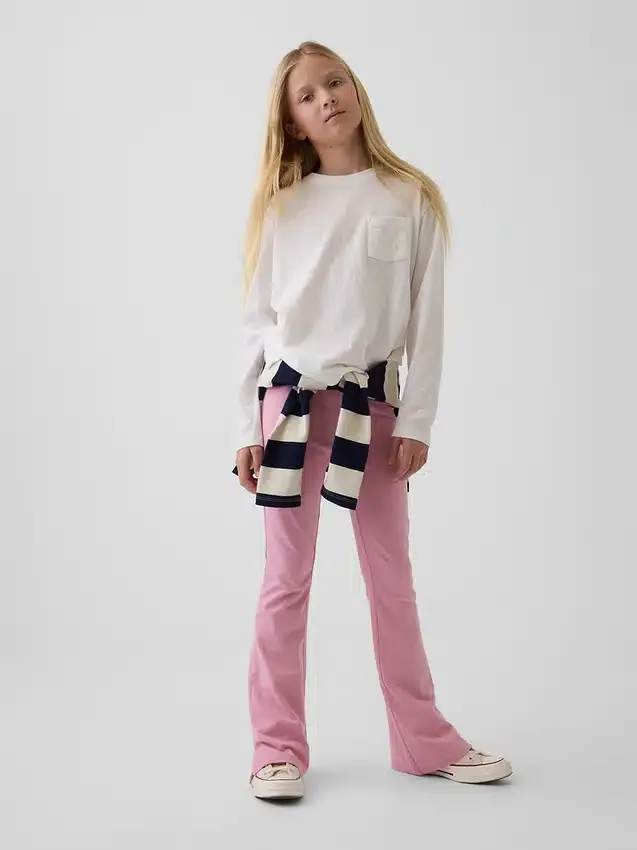 Legginsy dziecięce z rozszerzanymi nogawkami