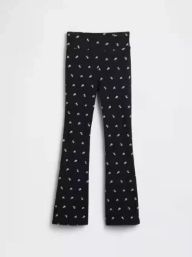 Legginsy dziecięce z rozszerzanymi nogawkami