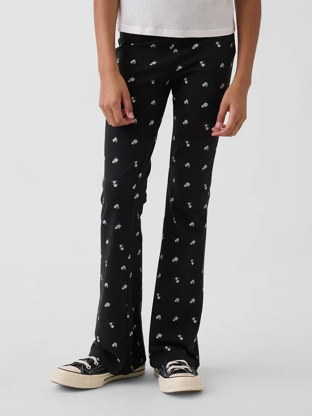 Legginsy dziecięce z rozszerzanymi nogawkami