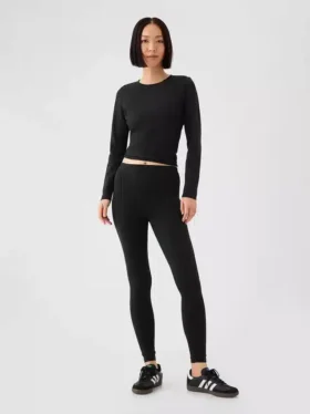 Legginsy GapFit Smooth z wysokim stanem