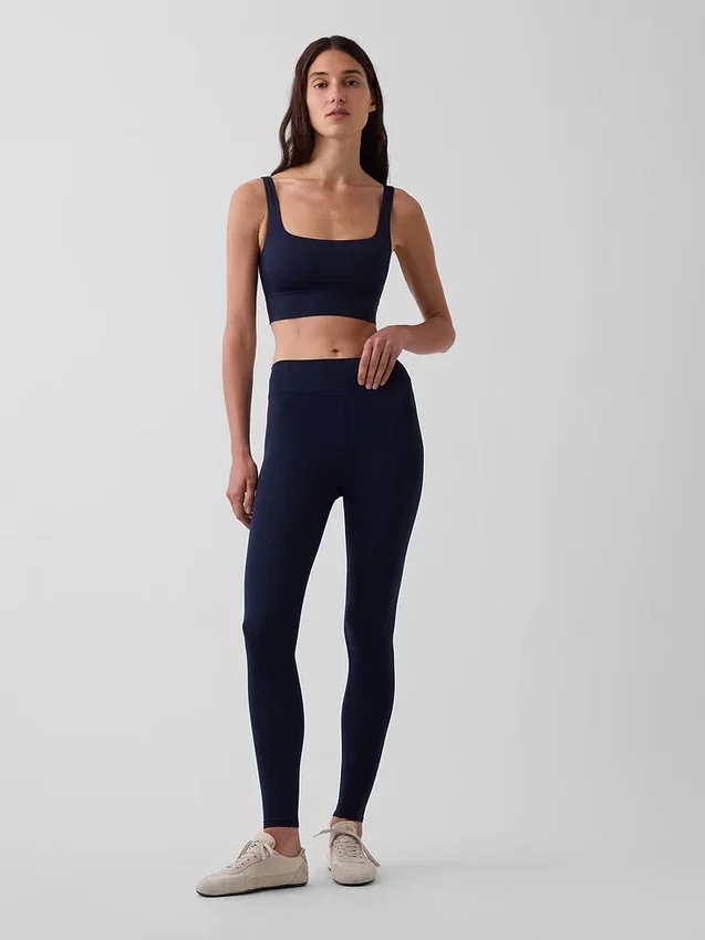 Legginsy GapFit Smooth z wysokim stanem