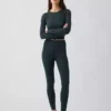 Legginsy GapFit Smooth z wysokim stanem