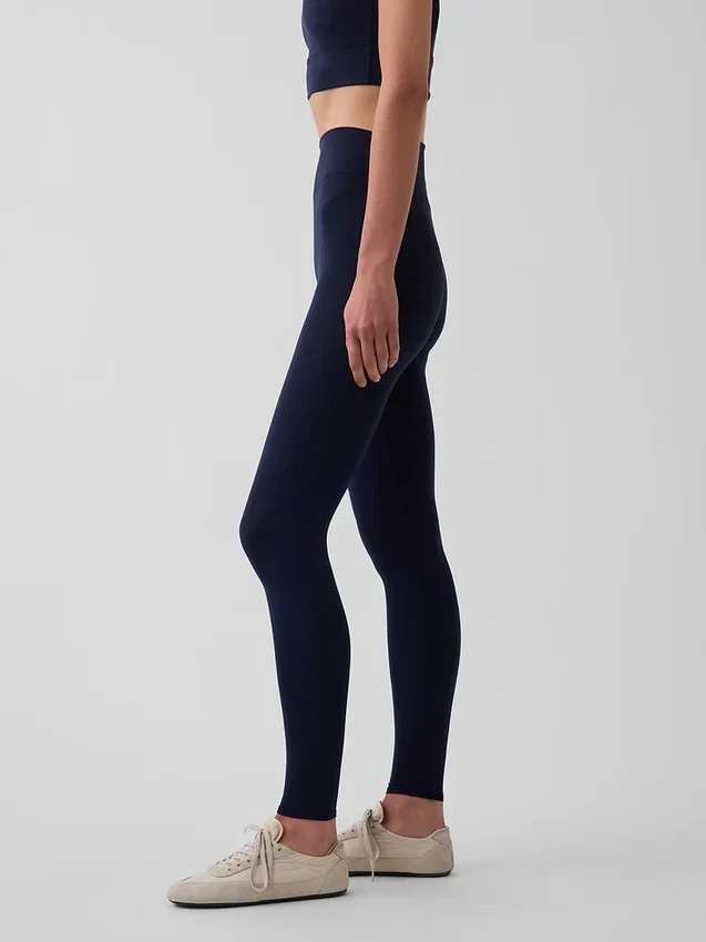 Legginsy GapFit Smooth z wysokim stanem