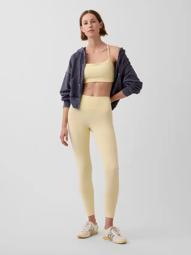 Legginsy GapFit Smooth z wysokim stanem