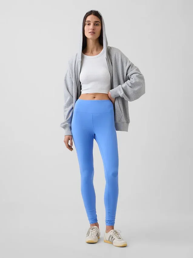 Legginsy GapFit Smooth z wysokim stanem
