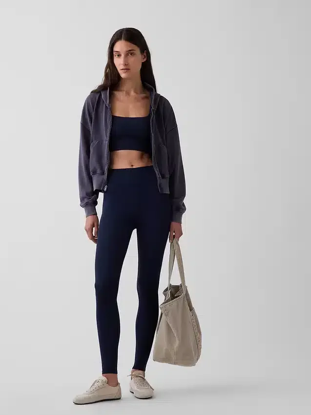 Legginsy GapFit Smooth z wysokim stanem