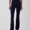 Legginsy GapFit Smooth z wysokim stanem i rozszerzanymi nogawkami