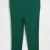 Legginsy GapFit Smooth z wysokim stanem i skróconymi nogawkami