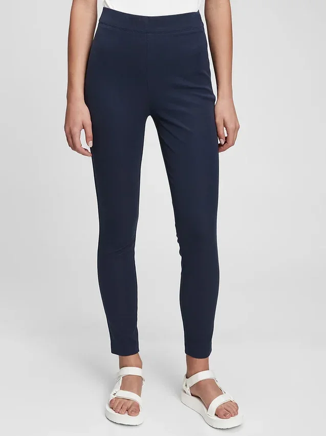 Legginsy z wysokim stanem z dwukierunkowego materiału elastycznego