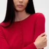 Lekka koszulka piżamowa z dzianiny CashSoft Pointelle z motywem serca