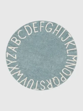 Lorena Canals – dywanik nadający się do prania „Abc Natural Vintage Blue”