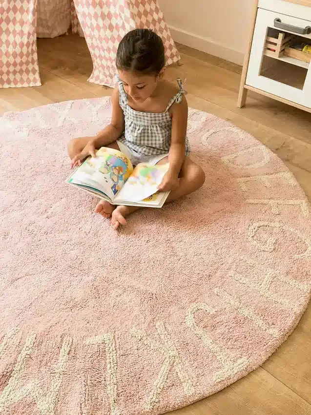 Lorena Canals Dywanik nadający się do prania „ABC Natural Vintage Nude”
