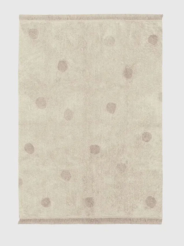 Lorena Canals – dywanik nadający się do prania „Hippy Dots Vintage Nude”
