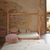 Lorena Canals – dywanik nadający się do prania „Hippy Dots Vintage Nude”