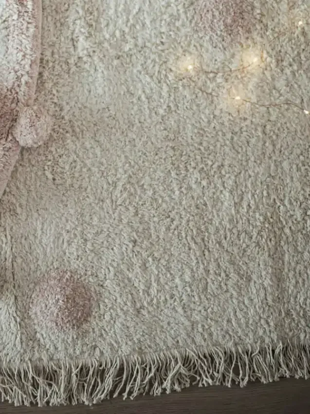 Lorena Canals – dywanik nadający się do prania „Hippy Dots Vintage Nude”