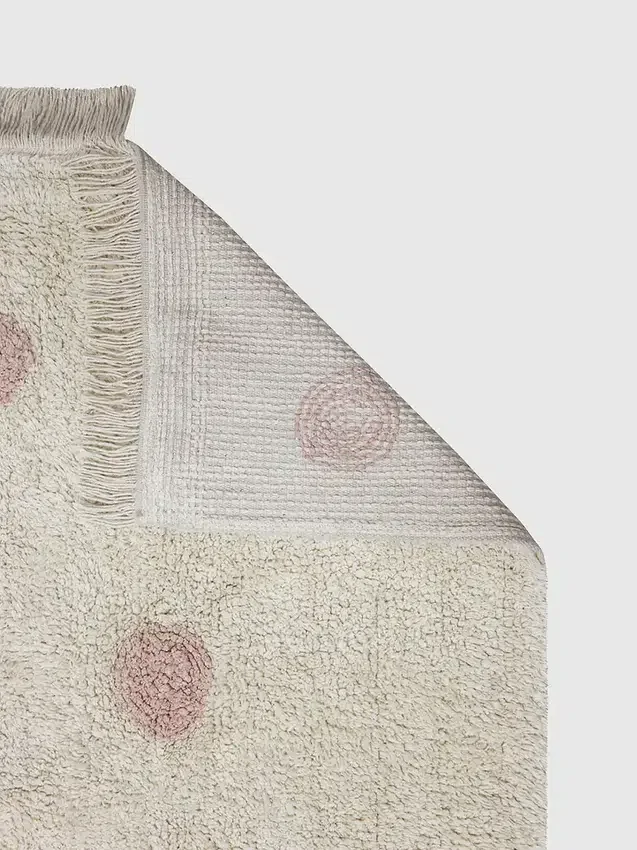 Lorena Canals – dywanik nadający się do prania „Hippy Dots Vintage Nude”