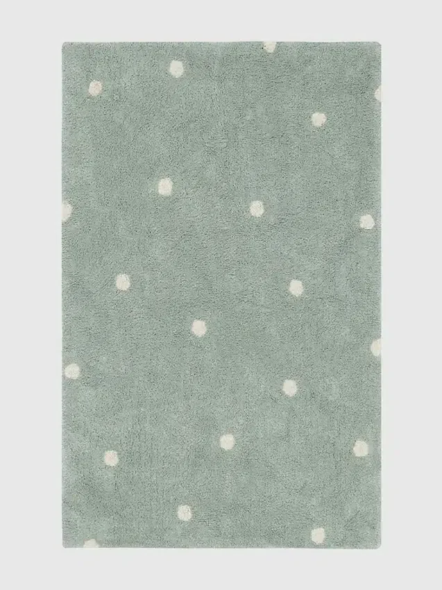 Lorena Canals Dywanik nadający się do prania Mini Dot Blue Sage