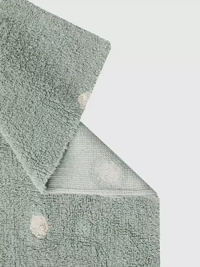 Lorena Canals Dywanik nadający się do prania Mini Dot Blue Sage