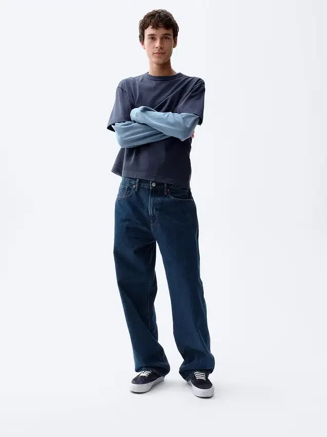 Luźne Jeansy