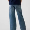 Luźne jeansy dla dzieci w stylu lat 90.