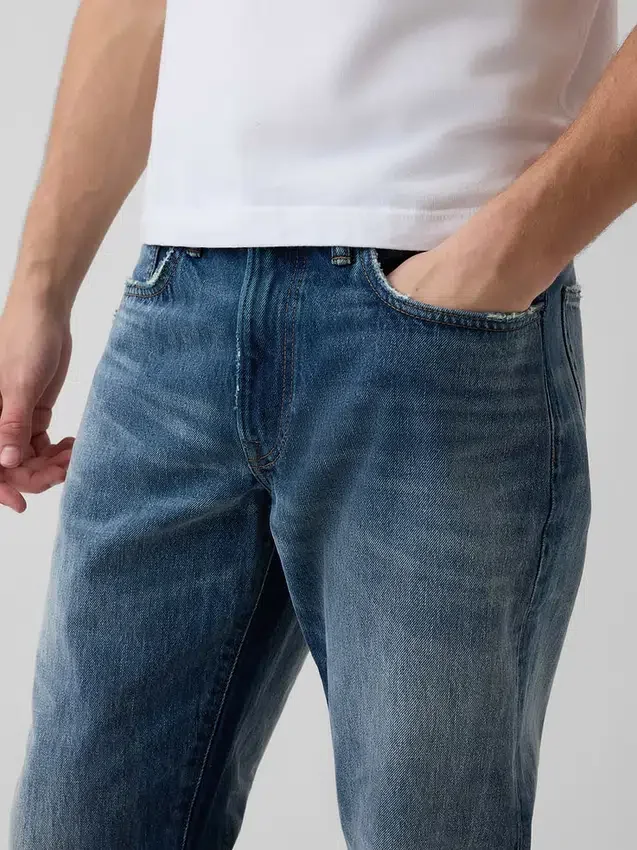 Luźne Jeansy o prostym kroju