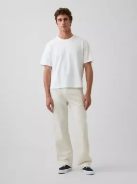Luźne jeansy typu „Carpenter” w stylu lat 90.