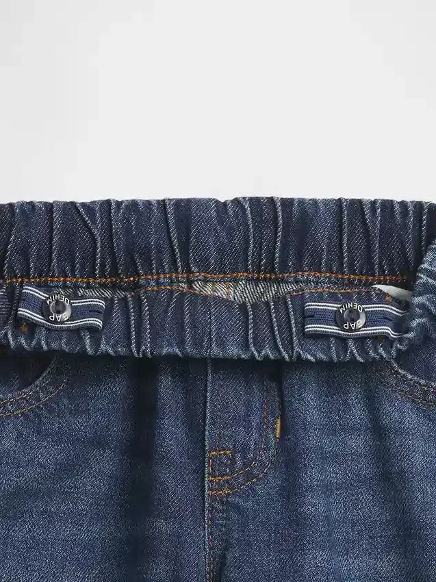 Luźne jeansy typu pull-on dla niemowląt i Maluchów