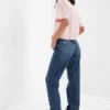 Luźne jeansy w stylu lat 90. dla nastolatków