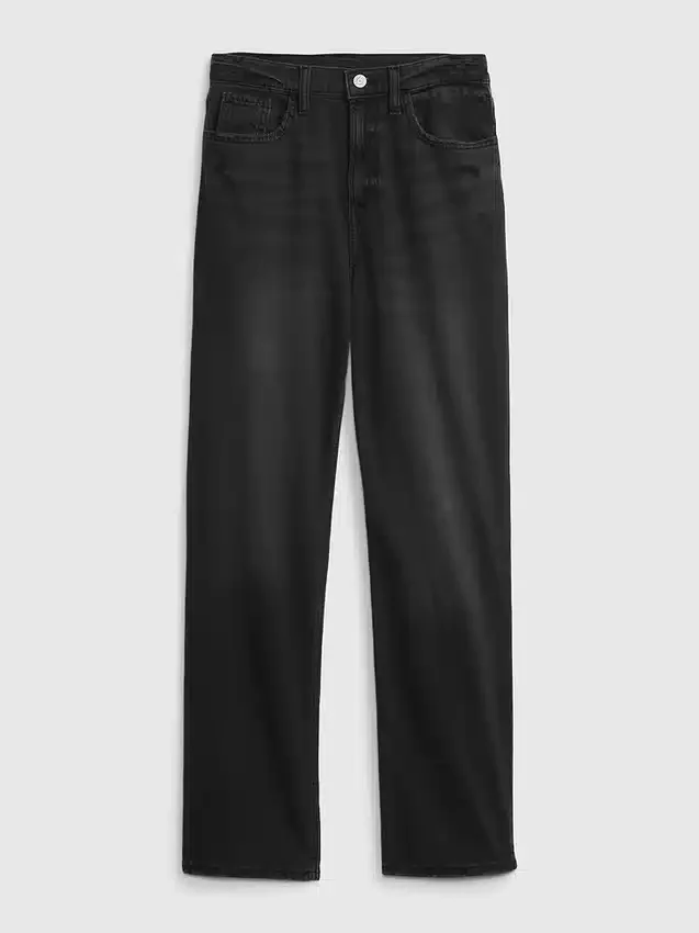 Luźne jeansy w stylu lat 90. dla nastolatków