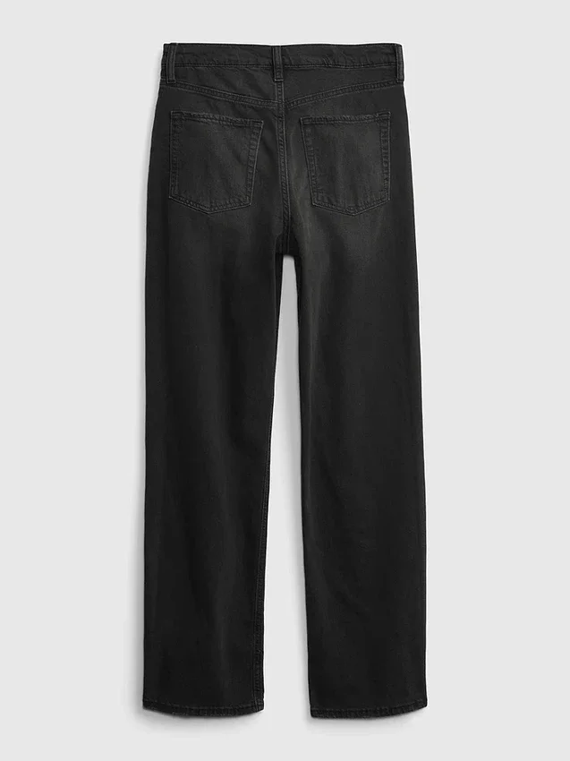 Luźne jeansy w stylu lat 90. dla nastolatków