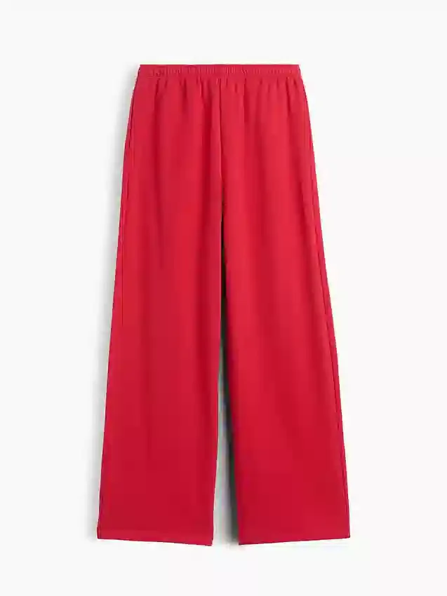 Luźne spodnie dresowe z frotte Vintagesoft o średniej wysokości w pasie