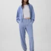 Luźne spodnie dresowe z miękkiej frotte Vintagesoft