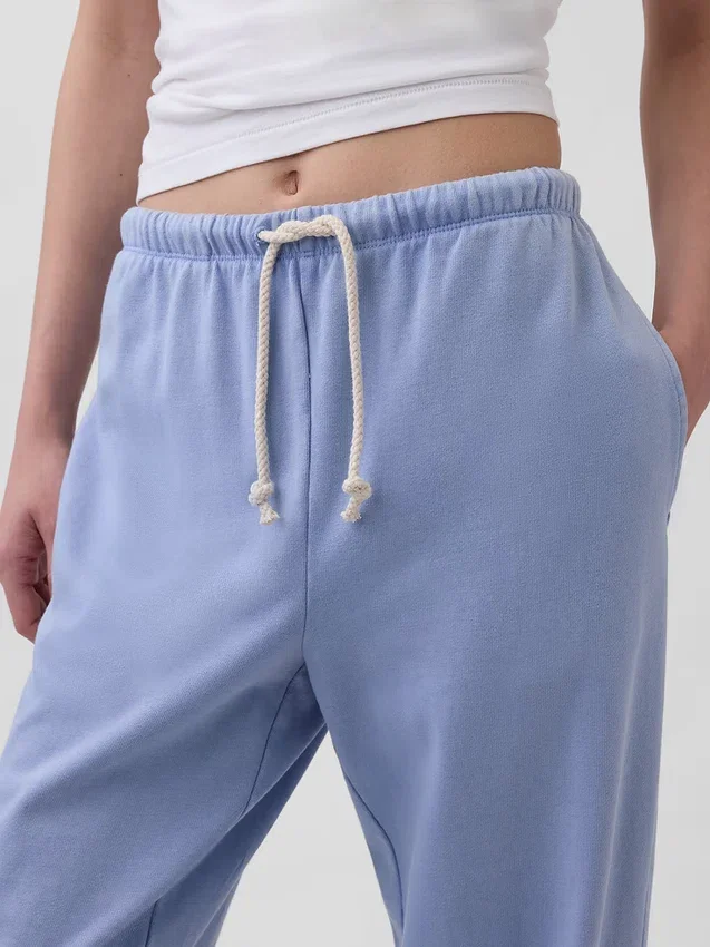 Luźne spodnie dresowe z miękkiej frotte Vintagesoft