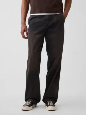 Luźne spodnie khaki