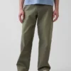 Luźne spodnie khaki