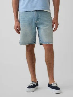 Luźne szorty dżinsowe w stylu lat 90.
