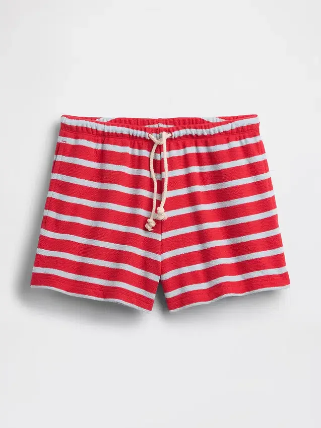 Luźne szorty z frotte o szerokości 3,5"